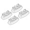 ΑΚΡΑ ΓΙΑ ΜΠΑΡΕΣ NORDRIVE ΓΙΑ MAZDA CX-7 06/07+ KIT