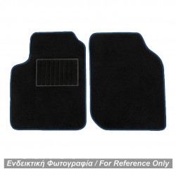 ΠΑΤΑΚΙΑ ΜΟΚΕΤΑ ΓΙΑ MERCEDES SMART 453 2014+ ΜΑΥΡΟ ΜΕ ΜΠΛΕ ΡΕΛΙ RACE AXION - 2 ΤΕΜ.