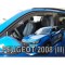 ΑΝΕΜΟΘΡΑΥΣΤΕΣ ΓΙΑ PEUGEOT 2008 5D 2019+ / 2008E 5D 2019+ - ΖΕΥΓΑΡΙ ΑΥΤΟΚΙΝΗΤΟΥ ΑΠΟ ΕΥΚΑΜΠΤΟ ΦΙΜΕ ΠΛΑΣΤΙΚΟ HEKO - 2 ΤΕΜ.