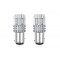 Amio - P21/5W BAY15d 12/24V 22 LED SMD ULTRABRIGHT 3020 CANBUS ΛΕΥΚΟ 2ΤΕΜ. (02450/AM)