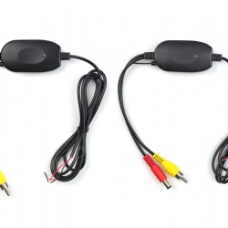 Amio - ΚΑΛΩΔΙΟ ΣΥΝΔΕΣΗΣ RCA ΜΕ ΠΟΜΠΟ & ΔΕΚΤΗ 12V 2.4Ghz (ΓΙΑ ΑΣΥΡΜΑΤΗ ΣΥΝΔΕΣΗ ΚΑΜΕΡΑΣ & ΟΘΟΝΗΣ) - 1 τεμ. (02486/AM)