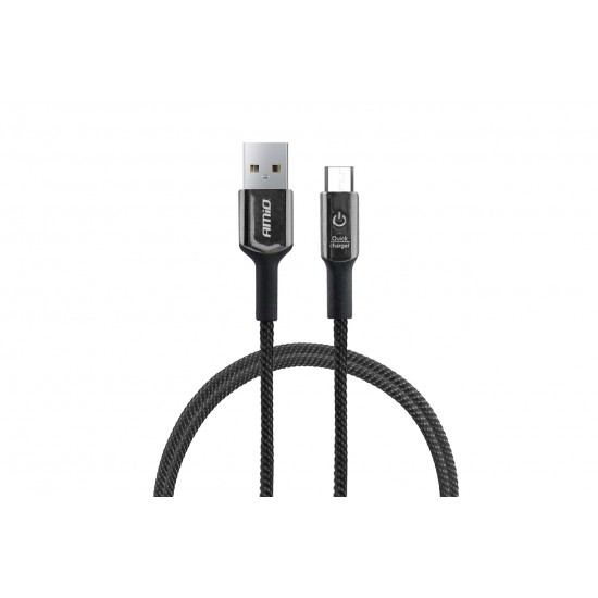 Amio - ΚΑΛΩΔΙΟ ΦΟΡΤΙΣΗΣ ΚΑΙ ΣΥΓΧΡΟΝΙΣΜΟΥ FAST CHARGE (ΤΑΧΕΙΑΣ ΦΟΡΤΙΣΗΣ) USB ΓΙΑ MICRO USB 100cm FullLINK UC-11 - 1 τεμ. (02526/AM)
