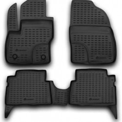 ΠΑΤΑΚΙΑ ΣΕ ΣΚΑΦΗ TPE ΛΑΣΤΙΧΟ ΓΙΑ FORD C-MAX 10/2003-10/2010  ΣΕ ΜΑΥΡΟ ΧΡΩΜΑ NOVLINE - 4 ΤΕΜ.