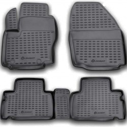 ΠΑΤΑΚΙΑ ΣΕ ΣΚΑΦΗ TPE ΛΑΣΤΙΧΟ ΓΙΑ FORD S-MAX 06/2006-2015  ΣΕ ΜΑΥΡΟ ΧΡΩΜΑ NOVLINE - 4 ΤΕΜ.