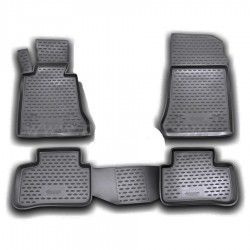 ΠΑΤΑΚΙΑ ΣΕ ΣΚΑΦΗ TPE ΛΑΣΤΙΧΟ ΓΙΑ MERCEDES GLK X204 10/2008+  ΣΕ ΜΑΥΡΟ ΧΡΩΜΑ NOVLINE - 4 ΤΕΜ.