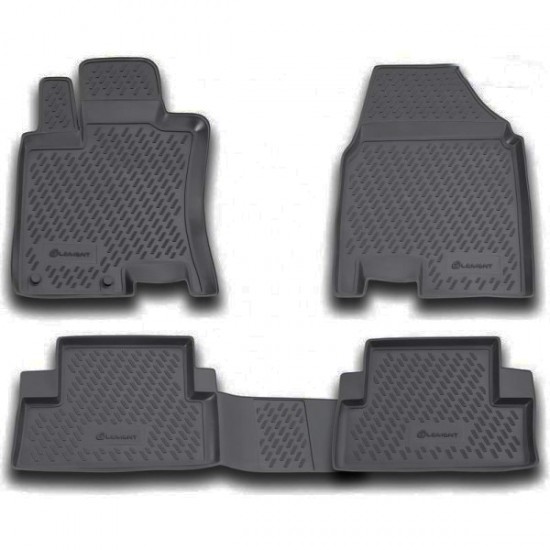 ΠΑΤΑΚΙΑ ΣΕ ΣΚΑΦΗ TPE ΛΑΣΤΙΧΟ ΓΙΑ NISSAN QASHQAI 03/2007-2013  ΣΕ ΜΑΥΡΟ ΧΡΩΜΑ NOVLINE - 4 ΤΕΜ.