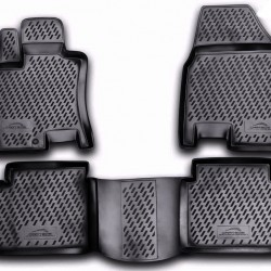 ΠΑΤΑΚΙΑ ΣΕ ΣΚΑΦΗ TPE ΛΑΣΤΙΧΟ ΓΙΑ NISSAN QASHQAI+2 09/2008-2014  ΣΕ ΜΑΥΡΟ ΧΡΩΜΑ NOVLINE - 4 ΤΕΜ.