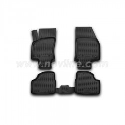 ΠΑΤΑΚΙΑ ΣΕ ΣΚΑΦΗ TPE ΛΑΣΤΙΧΟ ΓΙΑ OPEL ASTRA H 03/2004-04/2010  ΣΕ ΜΑΥΡΟ ΧΡΩΜΑ NOVLINE - 4 ΤΕΜ.