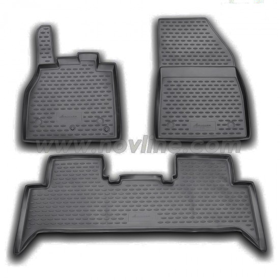 ΠΑΤΑΚΙΑ ΣΕ ΣΚΑΦΗ TPE ΛΑΣΤΙΧΟ ΓΙΑ RENAULT SCENIC III 05/2009-2016  ΣΕ ΜΑΥΡΟ ΧΡΩΜΑ NOVLINE - 4 ΤΕΜ.