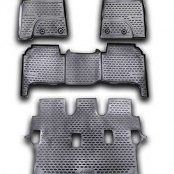 ΠΑΤΑΚΙΑ ΣΕ ΣΚΑΦΗ TPE ΛΑΣΤΙΧΟ ΓΙΑ TOYOTA LANDCRUISER 200 2012-2015  ΣΕ ΜΑΥΡΟ ΧΡΩΜΑ NOVLINE - 4 ΤΕΜ.
