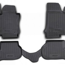 ΠΑΤΑΚΙΑ ΣΕ ΣΚΑΦΗ TPE ΛΑΣΤΙΧΟ ΓΙΑ VW GOLF 5 11/2003-10/2008  ΣΕ ΜΑΥΡΟ ΧΡΩΜΑ NOVLINE - 4 ΤΕΜ.
