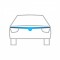 ΑΝΕΜΟΘΡΑΥΣΤΗΣ ΚΑΠΩ ΑΥΤΟΚΙΝΗΤΟΥ ΓΙΑ FIAT UNO 3D/5D 1991 ΑΠΟ ΕΥΚΑΜΠΤΟ ΦΙΜΕ ΠΛΑΣΤΙΚΟ HEKO - 1 ΤΕΜ.