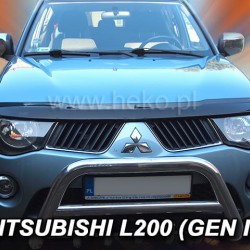 ΑΝΕΜΟΘΡΑΥΣΤΗΣ ΚΑΠΩ ΑΥΤΟΚΙΝΗΤΟΥ ΓΙΑ MITSUBISHI L200 2006-2016 ΜΠΡΟΣΤΙΝΟΣ ΑΠΟ ΕΥΚΑΜΠΤΟ ΦΙΜΕ ΠΛΑΣΤΙΚΟ HEKO - 1 ΤΕΜ.