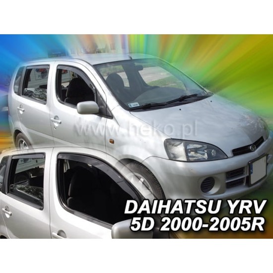 ΑΝΕΜΟΘΡΑΥΣΤΕΣ ΓΙΑ DAIHATSU YRV 5D 2000-2005R ΣΕΤ ΑΥΤΟΚΙΝΗΤΟΥ ΑΠΟ ΕΥΚΑΜΠΤΟ ΦΙΜΕ ΠΛΑΣΤΙΚΟ HEKO - 4 ΤΕΜ.