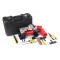 Amio – Κομπρεσέρ Αέρα 12V Διπλού Κυλίνδρου 10BAR 150PSI 60L/min με Μανόμετρο, LED Φακό, Σετ Επισκευής & Βαλιτσάκι για Άμεση Αντιμετώπιση Έκτακτων Αναγκών – 1 Τεμ. (02640/AM)