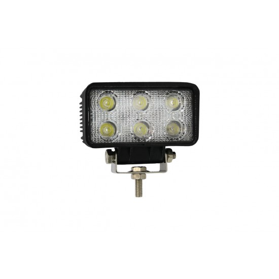 Amio – Προβολέας Εργασίας LED AWL02 9-60V 18W 6000K 6 LED Spot για Ισχυρό Φωτισμό σε Καθημερινή Χρήση – 1 Τεμ. (01613/AM)
