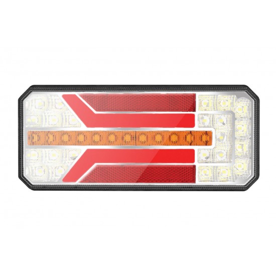 Amio - ΦΑΝΑΡΙ ΑΡΙΣΤΕΡΟ RCL-01-L 10-30V LED 236x104x40mm ΜΕ ΚΑΛΩΔΙΟ 1ΤΕΜ (02472/AM)