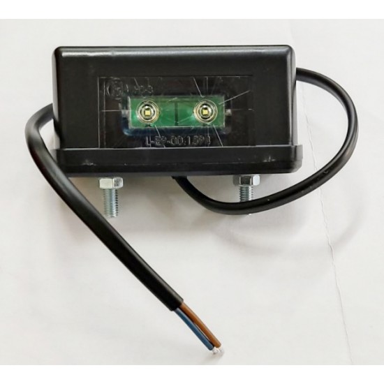 Amio - ΦΩΣ ΠΙΝΑΚΙΔΑΣ & ΘΕΣΕΩΣ 12/24V - 2 SMD LED - 1ΤΕΜ. (02667/AM)