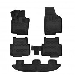 ΠΑΤΑΚΙΑ ΣΕ ΣΚΑΦΗ TPE ΛΑΣΤΙΧΟ ΓΙΑ SEAT ALHAMBRA MPV 7N MK2 2017+  ΣΕ ΜΑΥΡΟ ΧΡΩΜΑ NOVLINE - 5 ΤΕΜ.