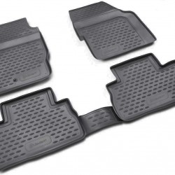 ΠΑΤΑΚΙΑ ΣΕ ΣΚΑΦΗ TPE ΛΑΣΤΙΧΟ ΓΙΑ LAND ROVER FREELANDER 2007-2013  ΣΕ ΜΑΥΡΟ ΧΡΩΜΑ NOVLINE - 4 ΤΕΜ.