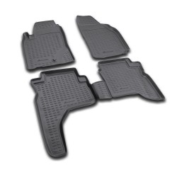 ΠΑΤΑΚΙΑ ΣΕ ΣΚΑΦΗ TPE ΛΑΣΤΙΧΟ ΓΙΑ MITSUBISHI PAJERO SPORT 1997-2008  ΣΕ ΜΑΥΡΟ ΧΡΩΜΑ NOVLINE - 4 ΤΕΜ.