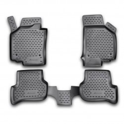 ΠΑΤΑΚΙΑ ΣΕ ΣΚΑΦΗ TPE ΛΑΣΤΙΧΟ ΓΙΑ SEAT LEON 2005-2013  ΣΕ ΜΑΥΡΟ ΧΡΩΜΑ NOVLINE - 4 ΤΕΜ.