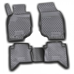 ΠΑΤΑΚΙΑ ΣΕ ΣΚΑΦΗ TPE ΛΑΣΤΙΧΟ ΓΙΑ TOYOTA HILUX 2008+  ΣΕ ΜΑΥΡΟ ΧΡΩΜΑ NOVLINE - 4 ΤΕΜ.