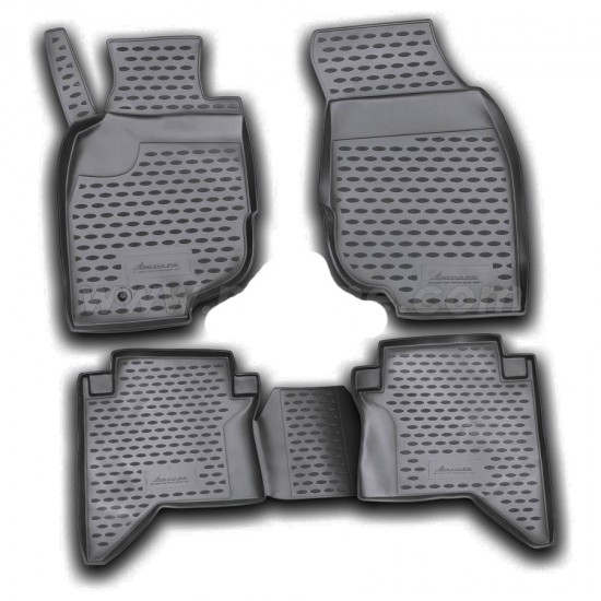 ΠΑΤΑΚΙΑ ΣΕ ΣΚΑΦΗ TPE ΛΑΣΤΙΧΟ ΓΙΑ TOYOTA HILUX 2008+  ΣΕ ΜΑΥΡΟ ΧΡΩΜΑ NOVLINE - 4 ΤΕΜ.