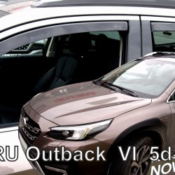 Heko - Ανεμοθραύστες Παραθύρων Για Subaru Outback (BT) 2021 > 5πορτο Hatchback/SUV υλικό Acrylic Χρώμα Φιμέ - 4 τεμ. (ΑΝΕΜ.SET28532)