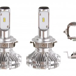 Amio - Λαμπτήρες SX SERIES τύπου H7-6 τάση λειτουργίας 6/12V απόδοσης 40W 6000K 3200lm με ενσωματωμένη ψύκτρα για Επιβατικά Αυτοκίνητα και Μοτοσυκλέτες - 2 τεμ. (01065/AM)