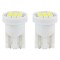 Amio - Λαμπάκια LED 3SMD 7020 τύπου T10 βάση W5W W2.1x9.5d τάση λειτουργίας 12V απόδοσης 0.4W χρώμα λευκό για Επιβατικά Αυτοκίνητα - 2 τεμ. (01096/AM)