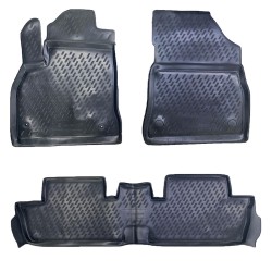 ΠΑΤΑΚΙΑ ΣΕ ΣΚΑΦΗ TPE ΛΑΣΤΙΧΟ ΓΙΑ PEUGEOT 3008 05/2009-2016  ΣΕ ΜΑΥΡΟ ΧΡΩΜΑ NOVLINE - 3 ΤΕΜ.