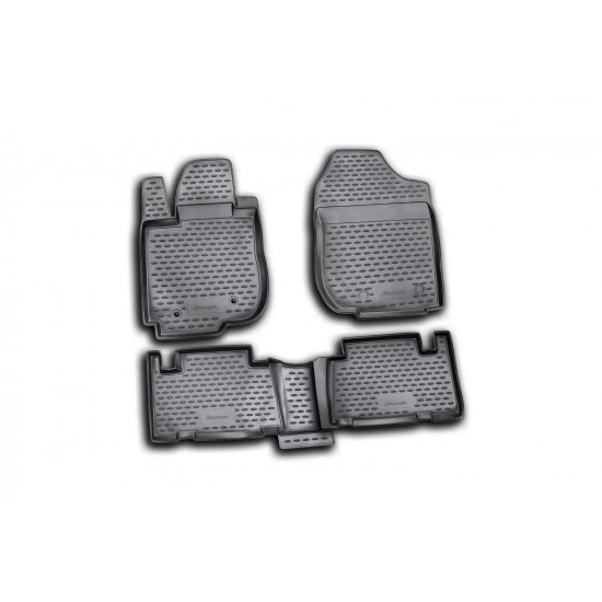 ΠΑΤΑΚΙΑ ΣΕ ΣΚΑΦΗ TPE ΛΑΣΤΙΧΟ ΓΙΑ TOYOTA RAV4 2013-2019  ΣΕ ΜΑΥΡΟ ΧΡΩΜΑ NOVLINE - 4 ΤΕΜ.