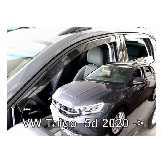 ΑΝΕΜΟΘΡΑΥΣΤΕΣ ΓΙΑ VW TAIGO 5D 2020+ ΣΕΤ ΑΥΤΟΚΙΝΗΤΟΥ ΑΠΟ ΕΥΚΑΜΠΤΟ ΦΙΜΕ ΠΛΑΣΤΙΚΟ HEKO - 4 ΤΕΜ.