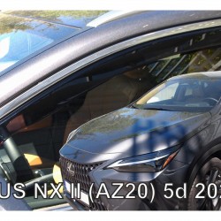 ΑΝΕΜΟΘΡΑΥΣΤΕΣ ΓΙΑ LEXUS NX (AZ20) 5D 2021+?  ΖΕΥΓΑΡΙ ΑΠΟ ΕΥΚΑΜΠΤΟ ΦΙΜΕ ΠΛΑΣΤΙΚΟ HEKO - 2 ΤΕΜ.