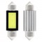Amio – Λαμπάκια Πλαφονιέρας LED 39mm C5W C10W 12V 2.4W 5600K 3xCOB CANBUS για Ισχυρό Ομοιόμορφο Φωτισμό Εσωτερικού – Σετ 2 Τεμ. (01640/AM)
