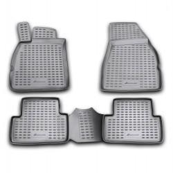 ΠΑΤΑΚΙΑ ΣΕ ΣΚΑΦΗ TPE ΛΑΣΤΙΧΟ ΓΙΑ RENAULT MEGANE II 10/2002-10/2008  ΣΕ ΜΑΥΡΟ ΧΡΩΜΑ NOVLINE - 4 ΤΕΜ.