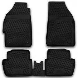 ΠΑΤΑΚΙΑ ΣΕ ΣΚΑΦΗ TPE ΛΑΣΤΙΧΟ ΓΙΑ CHEVROLET SPARK 2010-2013  ΣΕ ΜΑΥΡΟ ΧΡΩΜΑ NOVLINE - 4 ΤΕΜ.