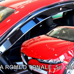 ΑΝΕΜΟΘΡΑΥΣΤΕΣ ΓΙΑ ALFA ROMEO TONALE 5D 2020-  ΖΕΥΓΑΡΙ ΑΠΟ ΕΥΚΑΜΠΤΟ ΦΙΜΕ ΠΛΑΣΤΙΚΟ HEKO - 2 ΤΕΜ.