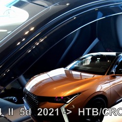 ΑΝΕΜΟΘΡΑΥΣΤΕΣ ΓΙΑ DS 4 5D 2021-2023 /DS 4 CROSS 5D 2021-2023  ΖΕΥΓΑΡΙ ΑΠΟ ΕΥΚΑΜΠΤΟ ΦΙΜΕ ΠΛΑΣΤΙΚΟ HEKO - 2 ΤΕΜ.