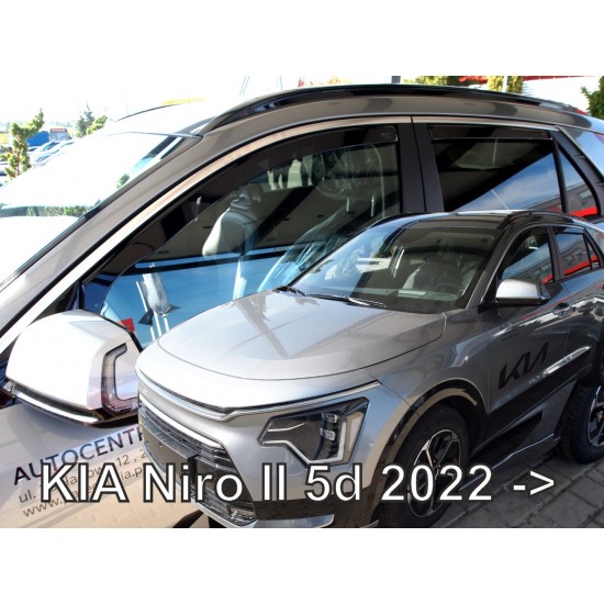 ΑΝΕΜΟΘΡΑΥΣΤΕΣ ΓΙΑ KIA NIRO 5D 2022+ ΖΕΥΓΑΡΙ ΑΠΟ ΕΥΚΑΜΠΤΟ ΦΙΜΕ ΠΛΑΣΤΙΚΟ HEKO - 2 ΤΕΜ.