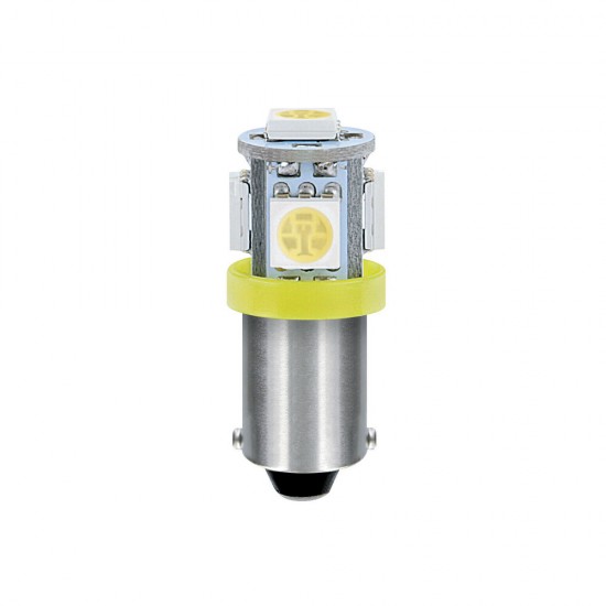 T4W BA9s 24/28V 5SMDx1CHIP LED 30lm ΠΟΡΤΟΚΑΛΙ ΚΟΥΤΙ LAMPA - 20 ΤΕΜ.