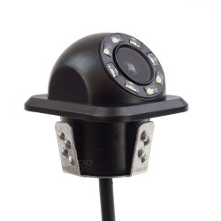 Amio – Κάμερα οπισθοπορείας HD-305 LED Night Vision 18mm, αναβαθμίστε την ασφάλεια στάθμευσης με φωτισμό διόδων για τέλεια ορατότητα ακόμη και στο απόλυτο σκοτάδι – 1 Τεμ. (02165/AM)