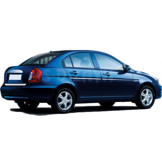 TRIM ΠΑΡΑΘΥΡΩΝ 4ΤΕΜ ΑΝΟΞ.ΑΤΣΑΛΙ ΧΡΩΜΙΟ ΓΙΑ HYUNDAI ACCENT/ERA SD 2005-2011
