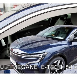 ΑΝΕΜΟΘΡΑΥΣΤΕΣ ΓΙΑ RENAULT MEGANE E-TECH 5D 2022+? ΖΕΥΓΑΡΙ ΑΠΟ ΕΥΚΑΜΠΤΟ ΦΙΜΕ ΠΛΑΣΤΙΚΟ HEKO - 2 ΤΕΜ.