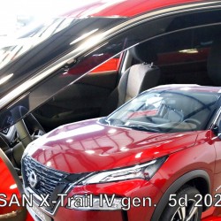 ΑΝΕΜΟΘΡΑΥΣΤΕΣ ΓΙΑ NISSAN X-TRAIL 5D 2021+ ΣΕΤ ΑΥΤΟΚΙΝΗΤΟΥ ΑΠΟ ΕΥΚΑΜΠΤΟ ΦΙΜΕ ΠΛΑΣΤΙΚΟ HEKO - 4 ΤΕΜ.