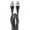 Amio - ΚΑΛΩΔΙΟ ΦΟΡΤΙΣΗΣ ΚΑΙ ΣΥΓΧΡΟΝΙΣΜΟΥ USB TYPE C 200cm 3.0A UC-18 - 1 ΤΕΜ. (02930/AM)