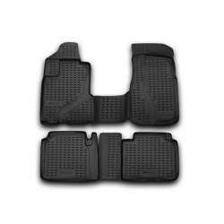 ΠΑΤΑΚΙΑ ΣΕ ΣΚΑΦΗ TPE ΛΑΣΤΙΧΟ ΓΙΑ HONDA CR-V 2002-2006  ΣΕ ΜΑΥΡΟ ΧΡΩΜΑ NOVLINE - 4 ΤΕΜ.