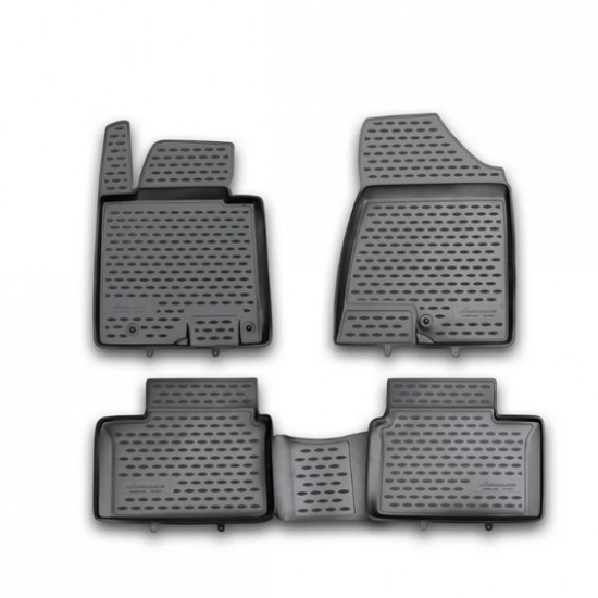 ΠΑΤΑΚΙΑ ΣΕ ΣΚΑΦΗ TPE ΛΑΣΤΙΧΟ ΓΙΑ KIA CEED 5D 05/2012+   ΣΕ ΜΑΥΡΟ ΧΡΩΜΑ NOVLINE - 4 ΤΕΜ.