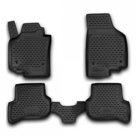 ΠΑΤΑΚΙΑ ΣΕ ΣΚΑΦΗ TPE ΛΑΣΤΙΧΟ ΓΙΑ SEAT ALTEA 04/2004+   ΣΕ ΜΑΥΡΟ ΧΡΩΜΑ NOVLINE - 4 ΤΕΜ.